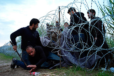 barriers as most seen element of the European migrant and refugee crisis